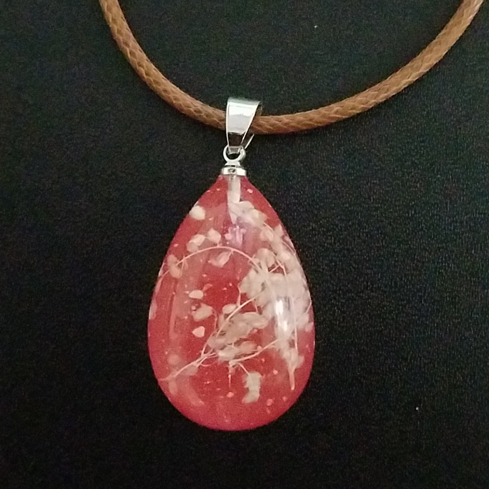 📿Glow Teardrop Pendant💎